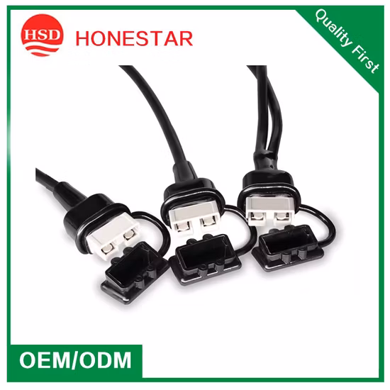 DC 600V 50A コネクタ キットおよびケーブル コネクタ キット用キャップ付きバッテリー端子コネクタ